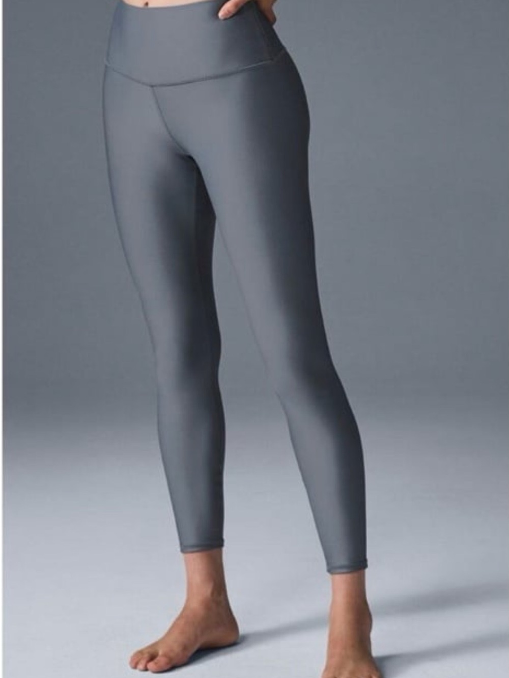 ALO Yoga Women's High-Waist Swim Leggings in Slate